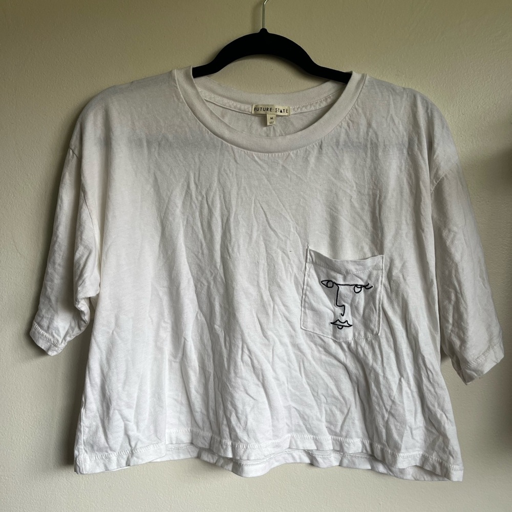 Cotton tee | embroidered detail